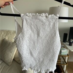 FRENCH CONNECTION smocked top